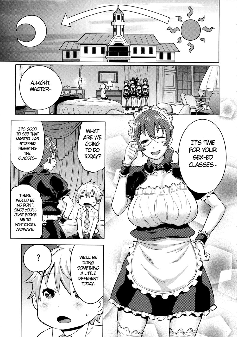 Hentai Manga Comic-Maid x4-Chapter 4-5